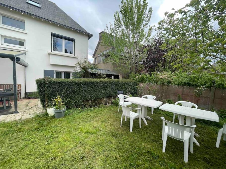 Maison Spacieuse Avec Jardin Et Salle De Sport Saint-Brieuc Luaran gambar